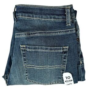 The Childrens Place Stretch Straight‎ Boys 10 Blue Denim Adjustable Waist Jeans